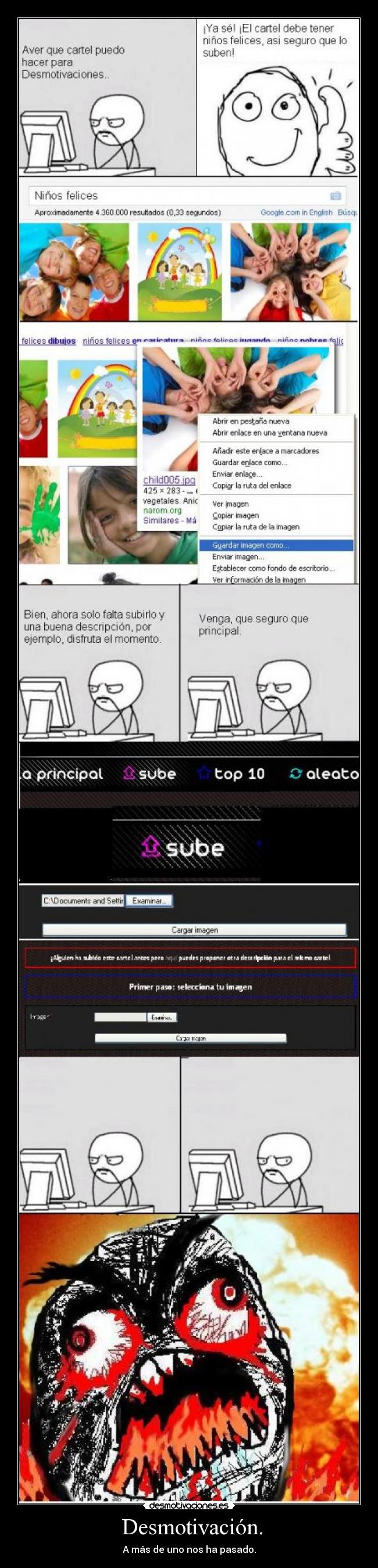 Desmotivación. - A más de uno nos ha pasado.