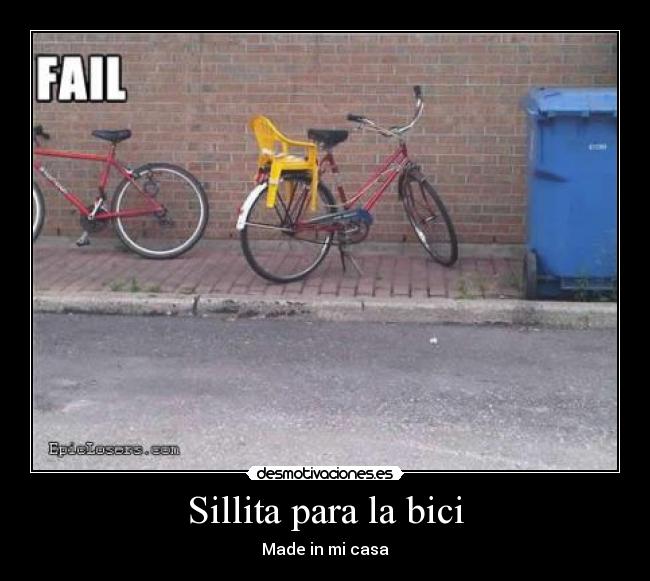 Sillita para la bici -