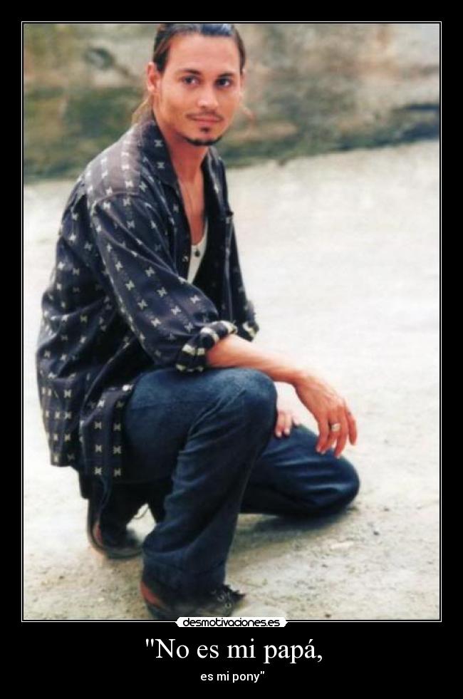 No es mi papá, - es mi pony