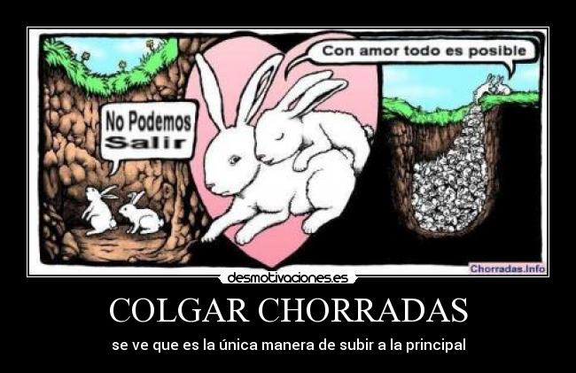 COLGAR CHORRADAS -