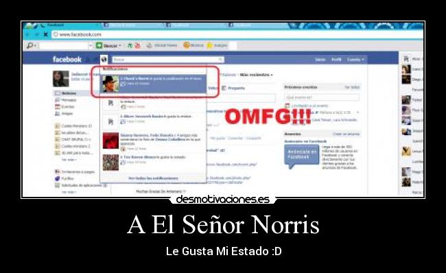 A El Señor Norris - Le Gusta Mi Estado :D