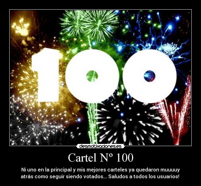 Cartel Nº 100 -