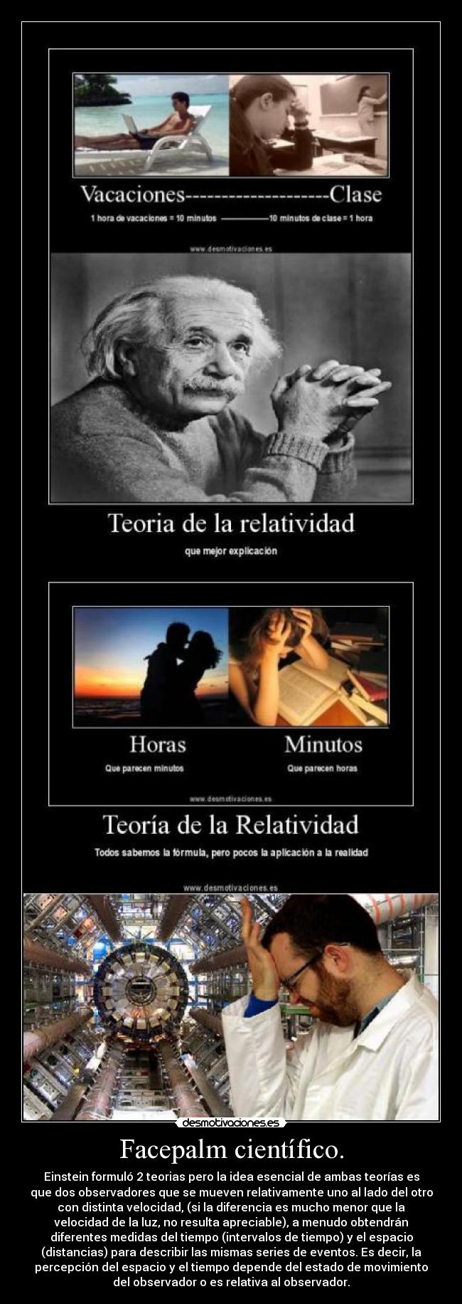 Facepalm científico. - 