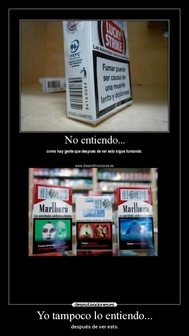 Yo tampoco lo entiendo... - después de ver esto.