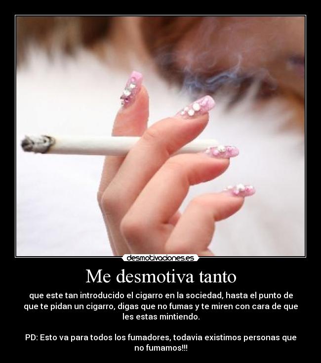 Me desmotiva tanto -