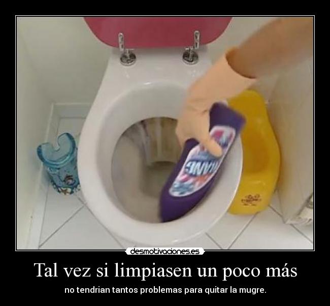 Tal vez si limpiasen un poco más - 