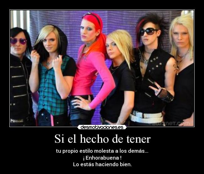 Si el hecho de tener -