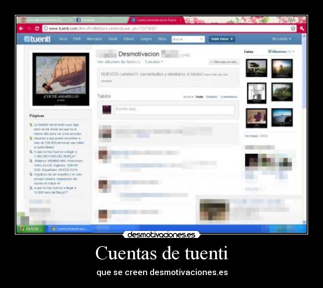 Cuentas de tuenti - que se creen desmotivaciones.es