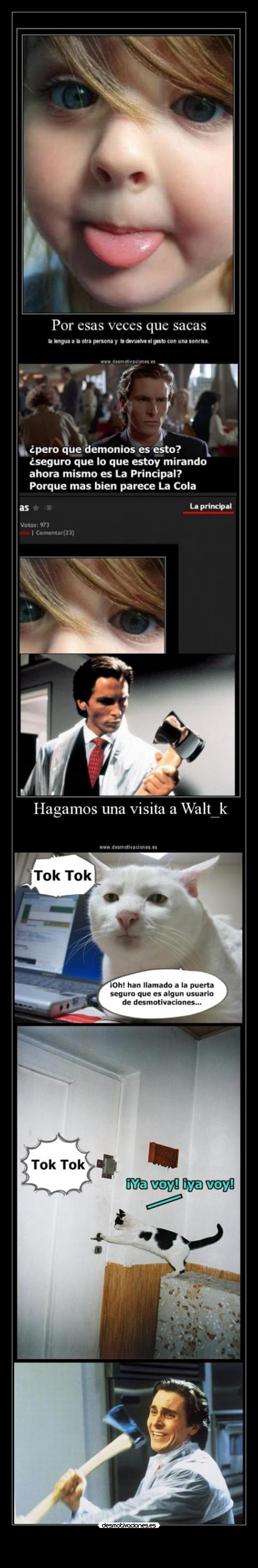 carteles american psycho walt_k historia buenisima desmotivaciones