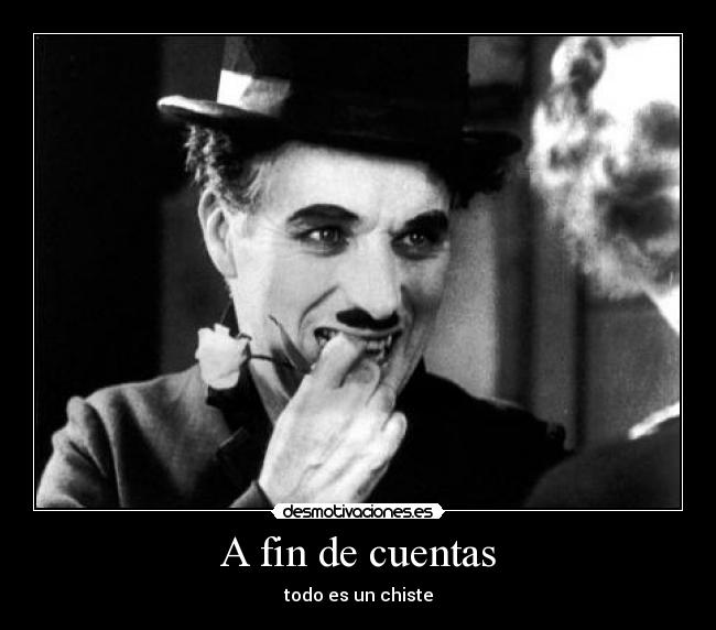 A fin de cuentas - todo es un chiste