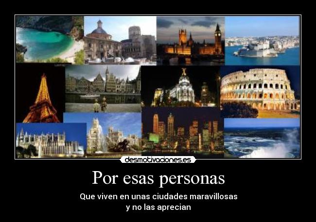 Por esas personas - 