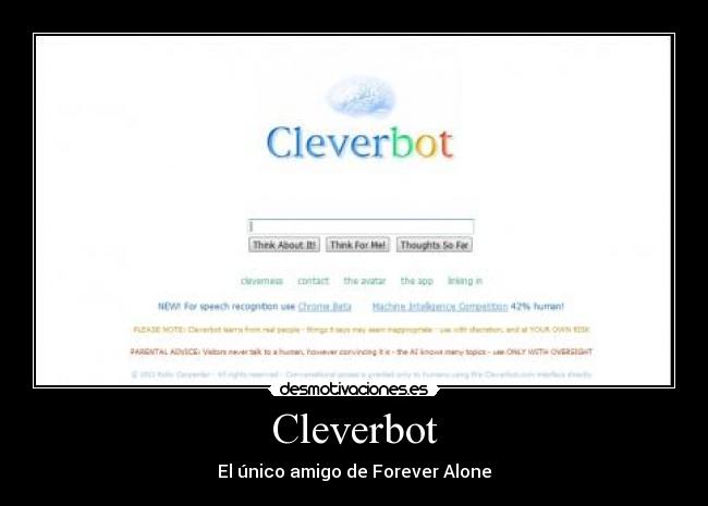 carteles cleverbot desmotivaciones