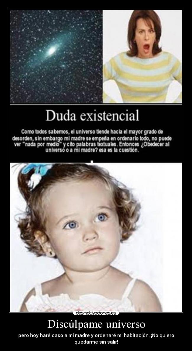 Discúlpame universo - 