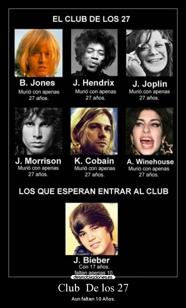Club De los 27 - Aun faltan 10 Años.