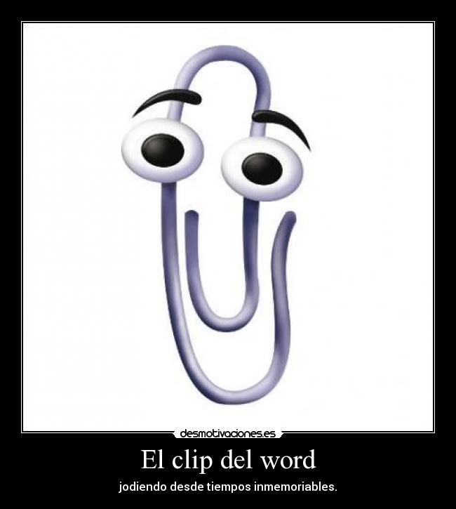 El clip del word -