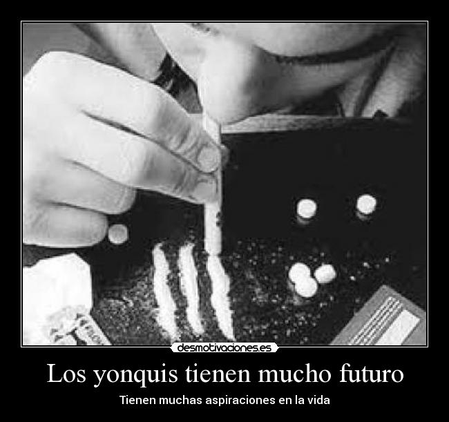 Los yonquis tienen mucho futuro - Tienen muchas aspiraciones en la vida