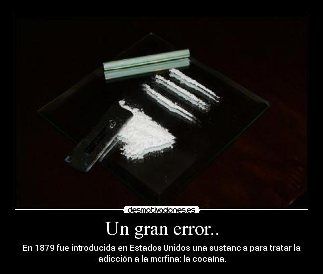 Un gran error.. -