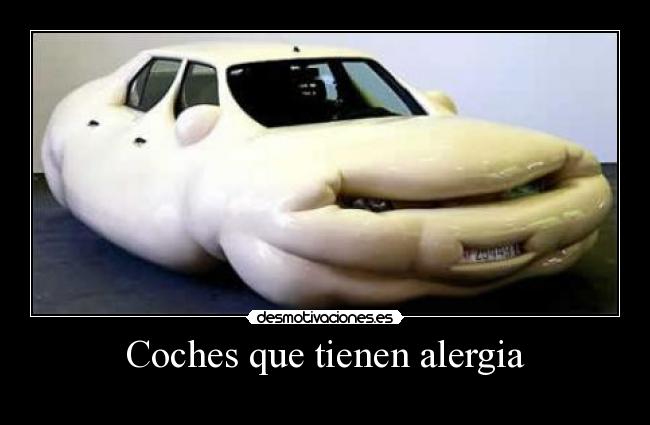 Coches que tienen alergia -