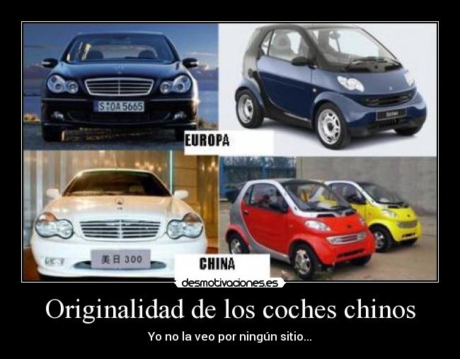 Originalidad de los coches chinos -