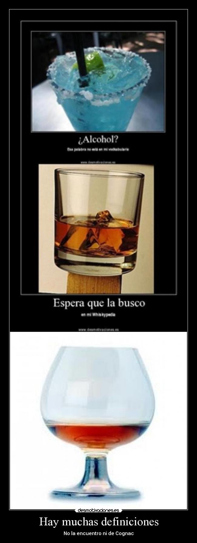 Hay muchas definiciones - No la encuentro ni de Cognac
