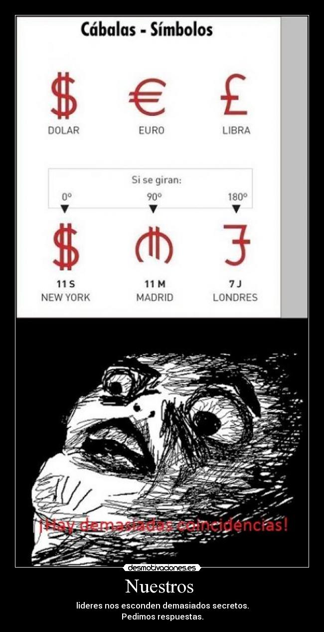 carteles marzo septiembre secretos lideres mundiales respuestas coincidencias desmotivaciones