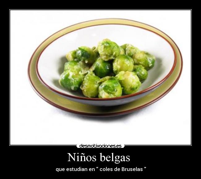 Niños belgas  - que estudian en  coles de Bruselas 