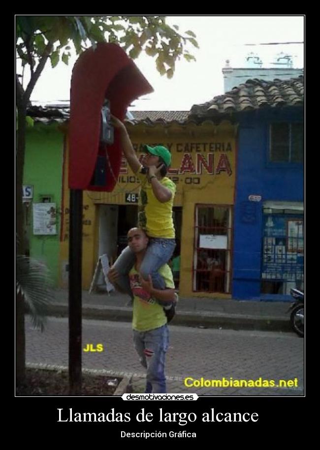 Llamadas de largo alcance  - Descripción Gráfica  