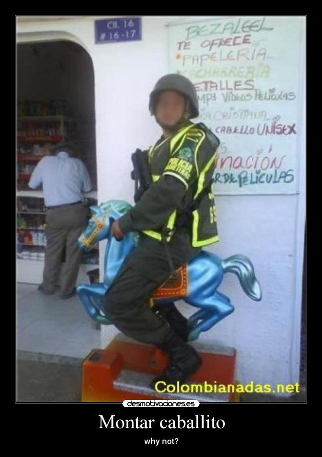 Montar caballito -