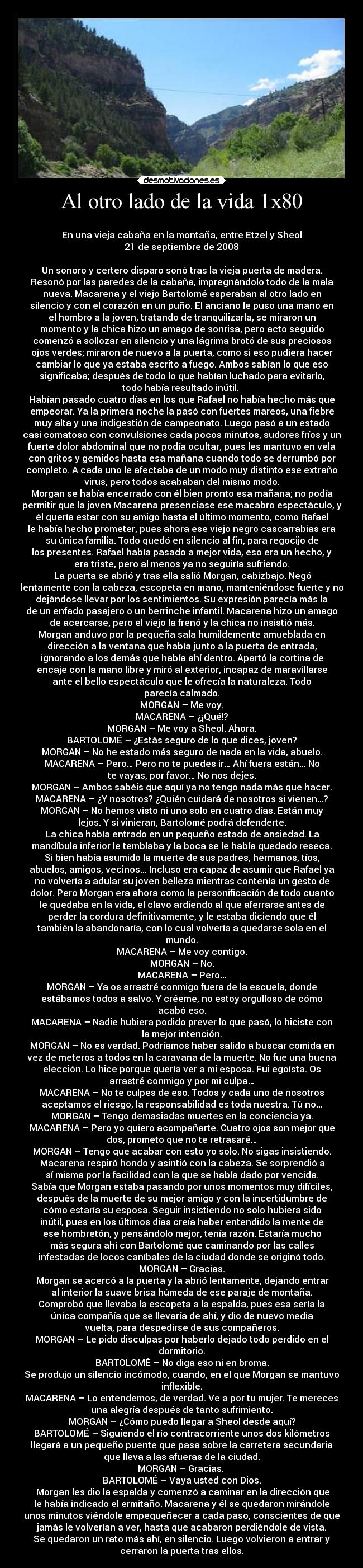 Al otro lado de la vida 1x80 - 