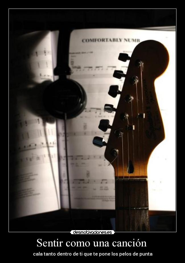 Sentir como una canción  - 