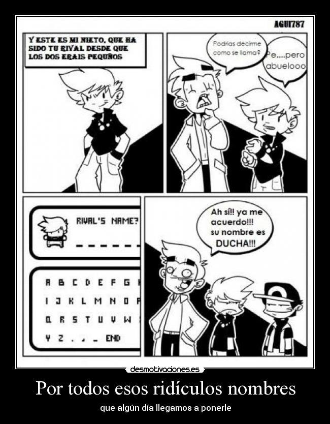 Por todos esos ridículos nombres - 