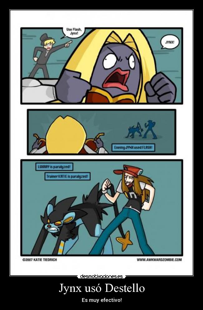Jynx usó Destello - Es muy efectivo!
