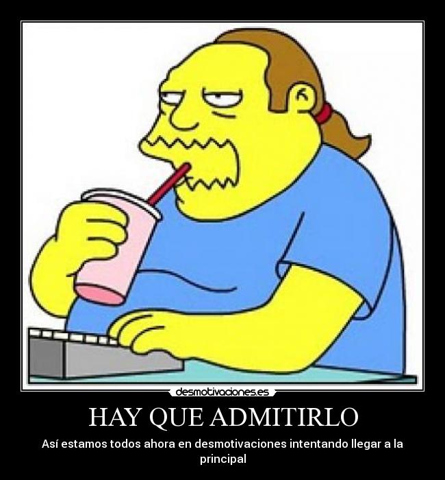 HAY QUE ADMITIRLO - 