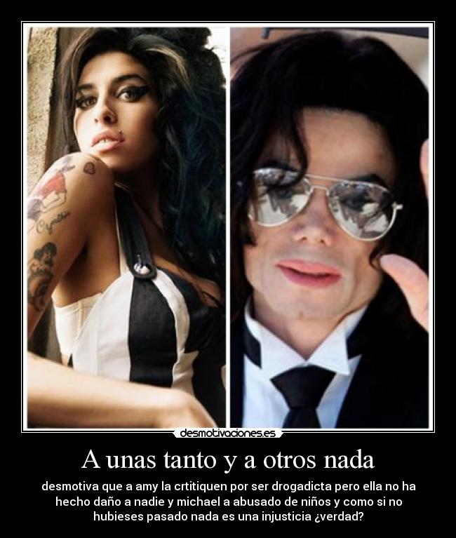 A unas tanto y a otros nada - 