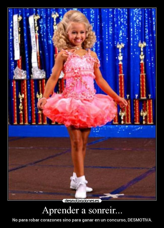 Aprender a sonreir... -