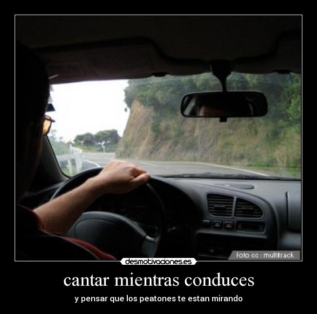 cantar mientras conduces - 