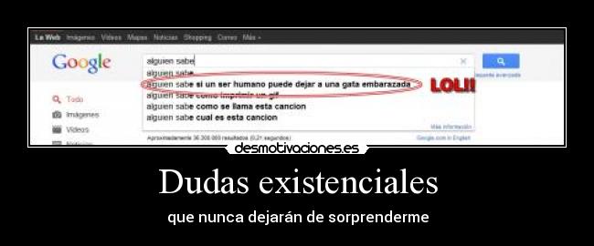 Dudas existenciales - 