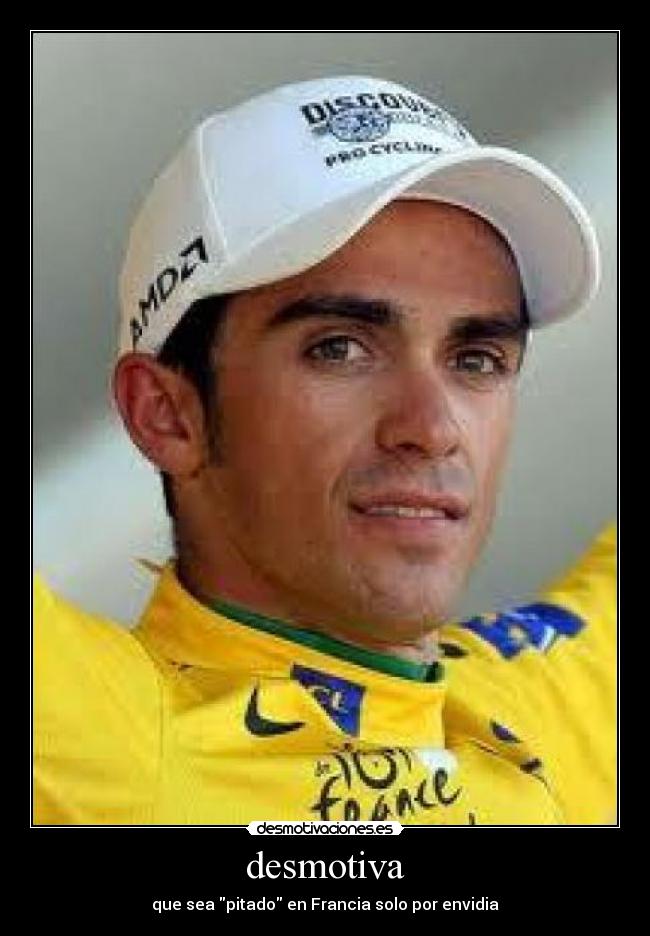 desmotiva - que sea pitado en Francia solo por envidia