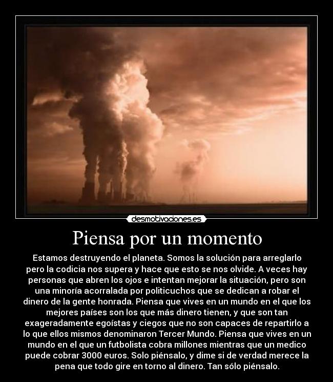 Piensa por un momento -