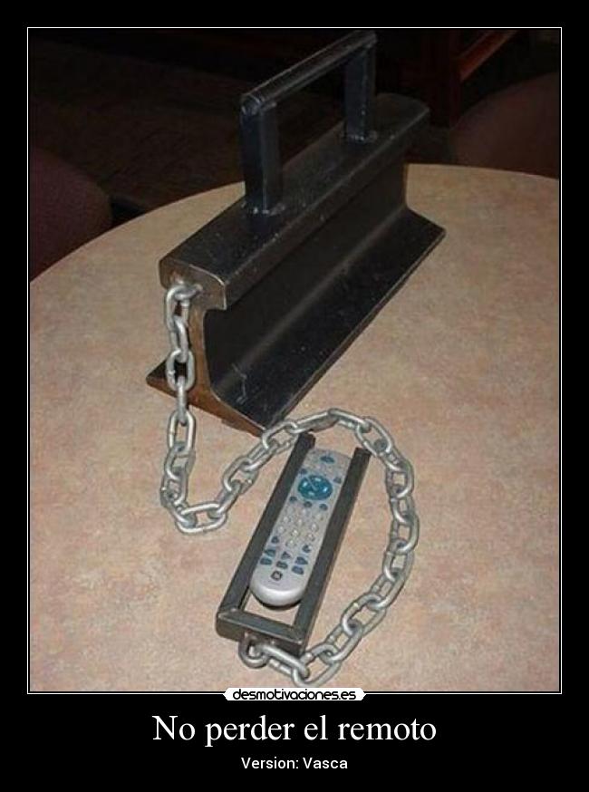 No perder el remoto - Version: Vasca