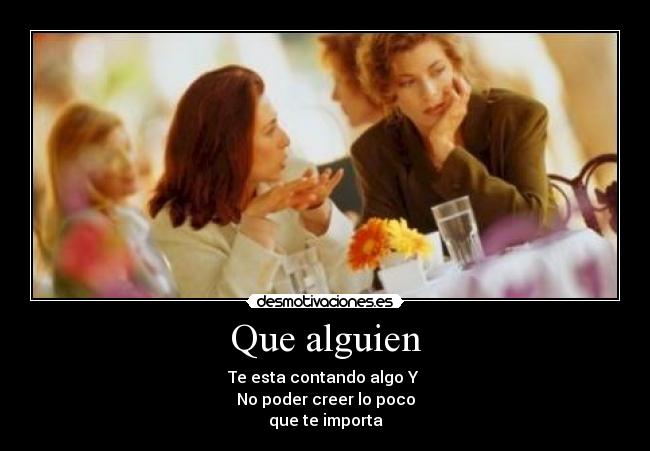 Que alguien - 