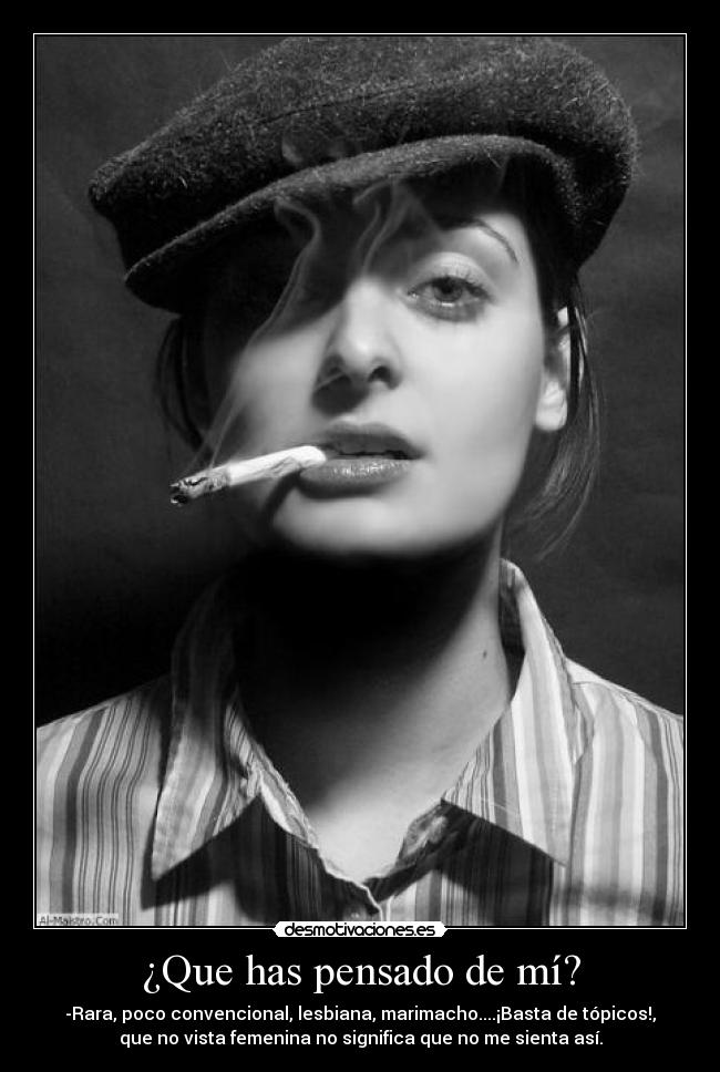 ¿Que has pensado de mí? - 