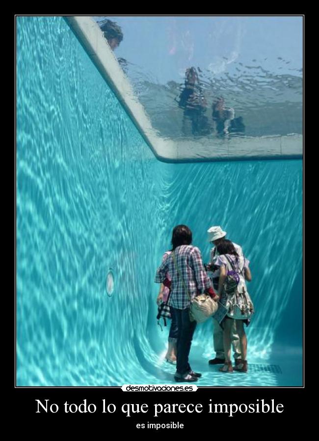 carteles imposible swim desmotivaciones