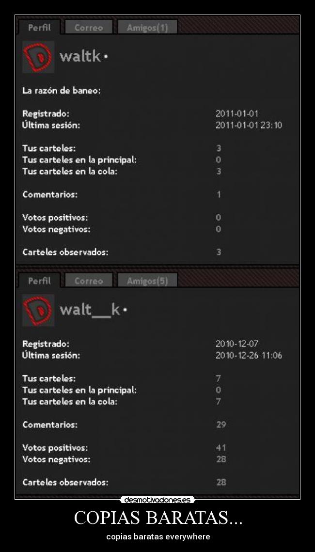 COPIAS BARATAS... - copias baratas everywhere