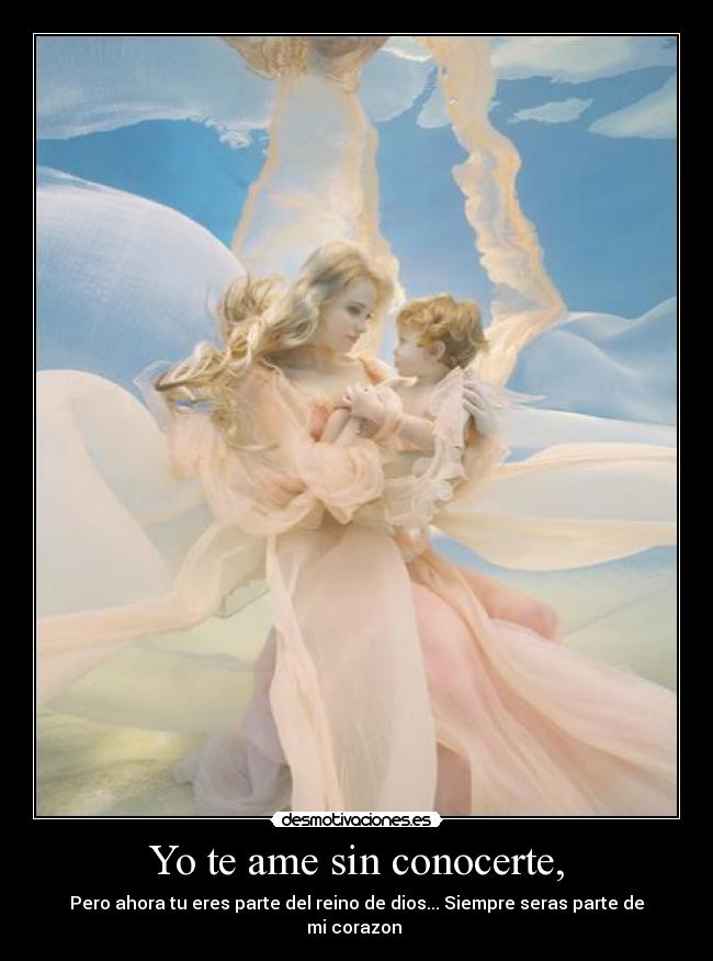Yo te ame sin conocerte, - 