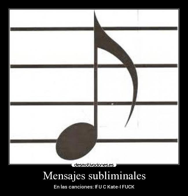 Mensajes subliminales - 