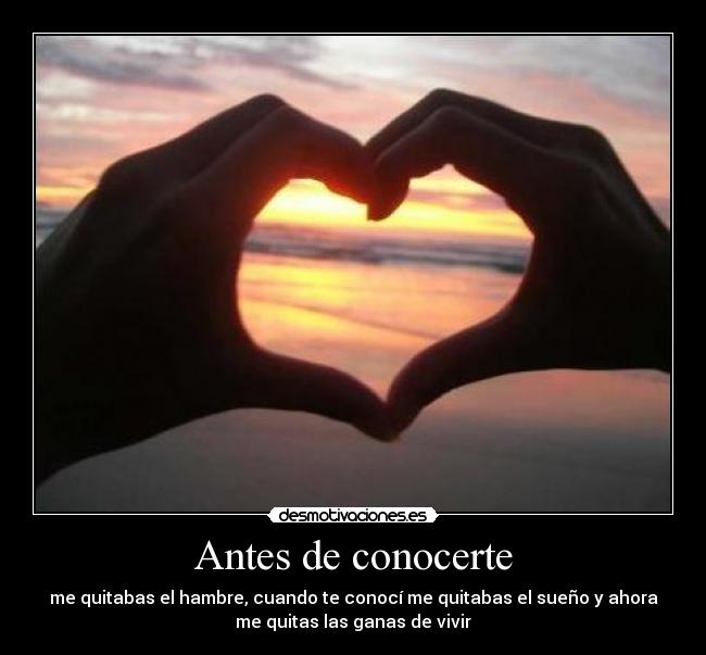 Antes de conocerte - 