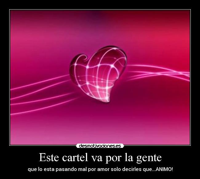 Este cartel va por la gente -