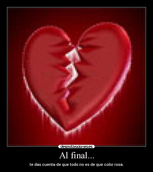 Al final... -
