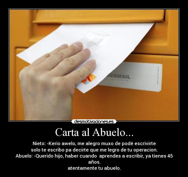 Carta al Abuelo... - 